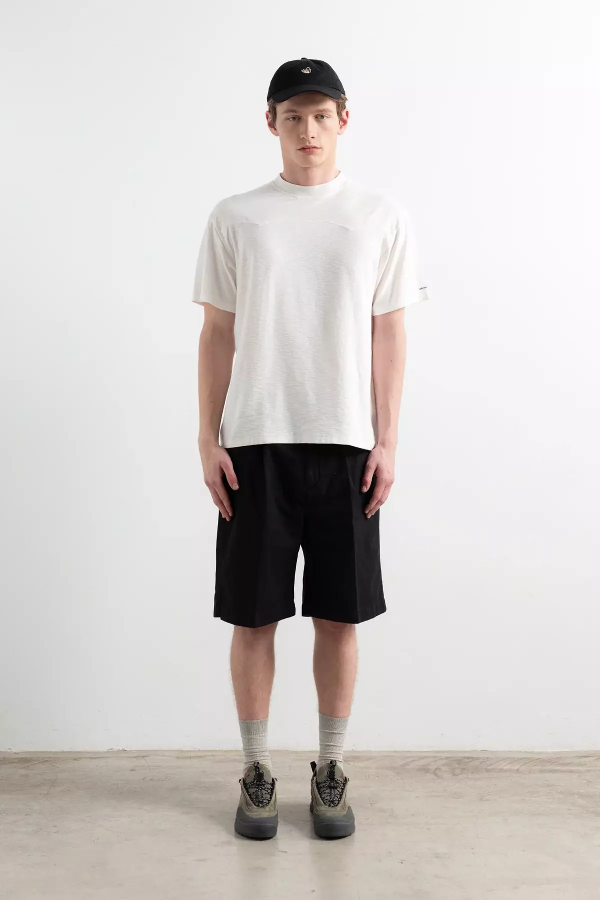 Edmmond Studios Duck Plain Black Patch Cap schwarz